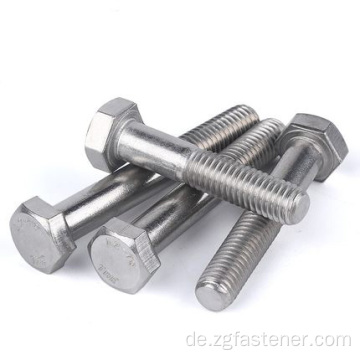 Edelstahl 316 Hexagon Head Bolts Din931